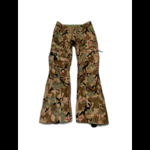 Burton Women Small Camo Gore-tex Snowboard Ski Pants W/Pink (XS Jacket Optional)